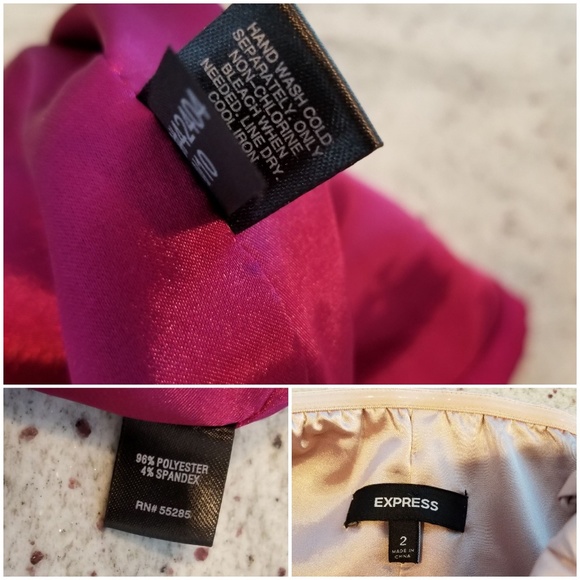 Express Women's Dress Pink Two Tone, Size 2 - Picture 8 of 8